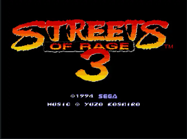 STREETS OF RAGE 3