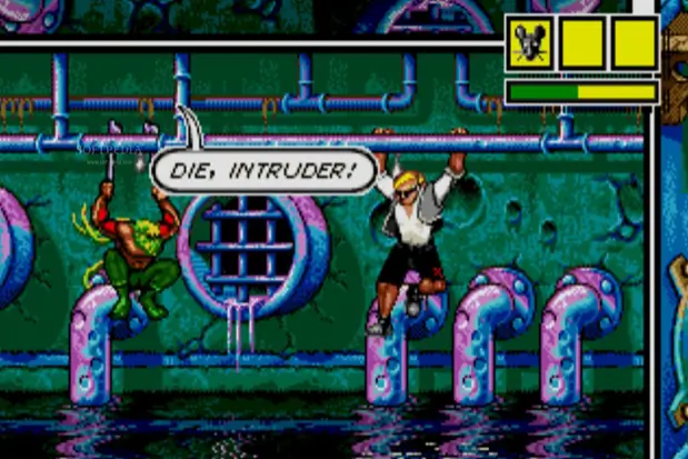 Comix Zone beat 'em up video game